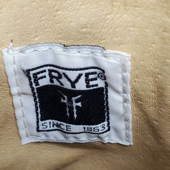 FRYE Phillip Harness Leather Ankle Boots Brown Moto Biker 76870 Size 7.5 - Picture 10 of 10